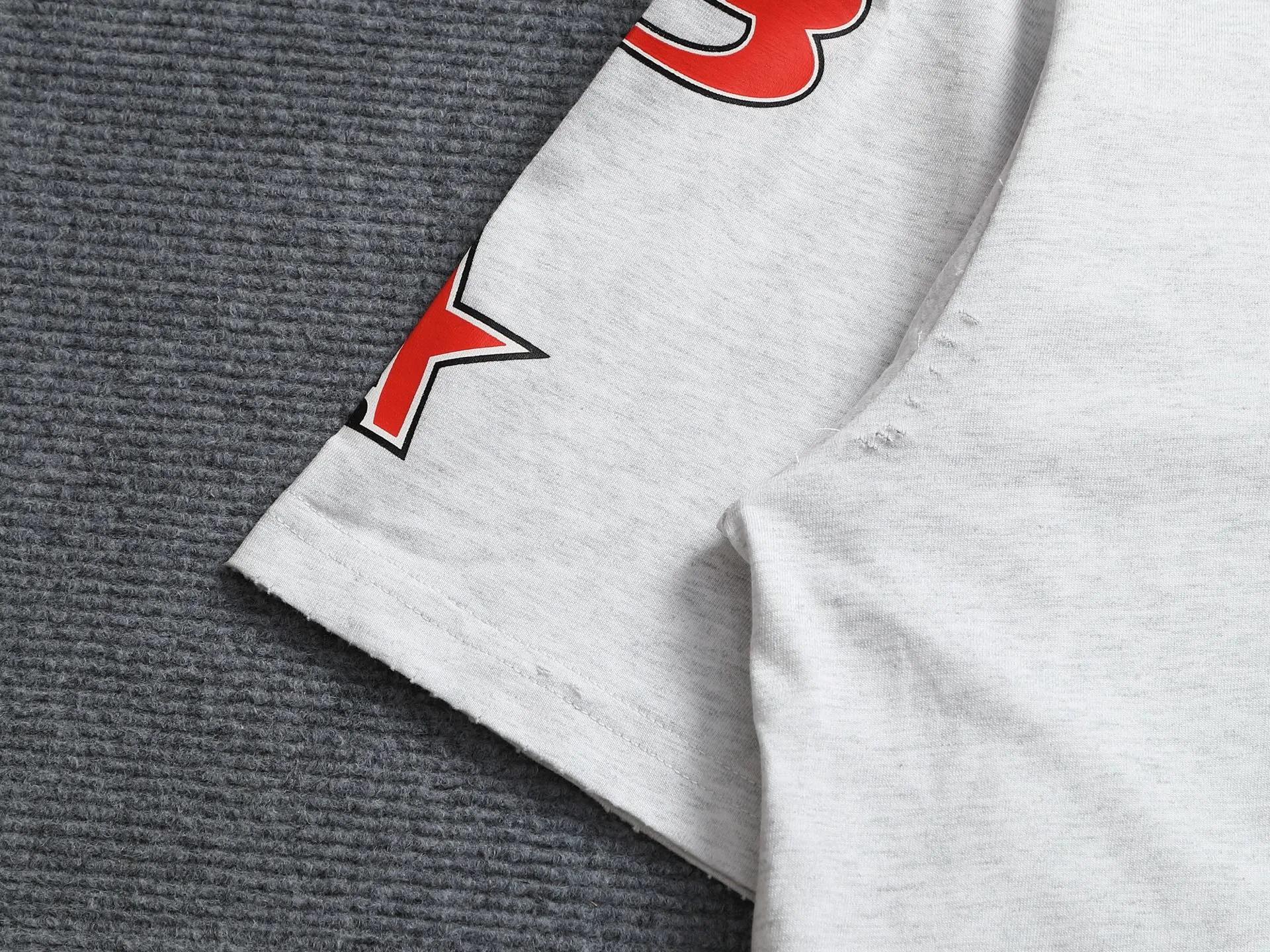 BALENCIAGA 2026 Logo Logo ， Retro Same Style T 320 Versatile : Black Gray Size：XS S M L